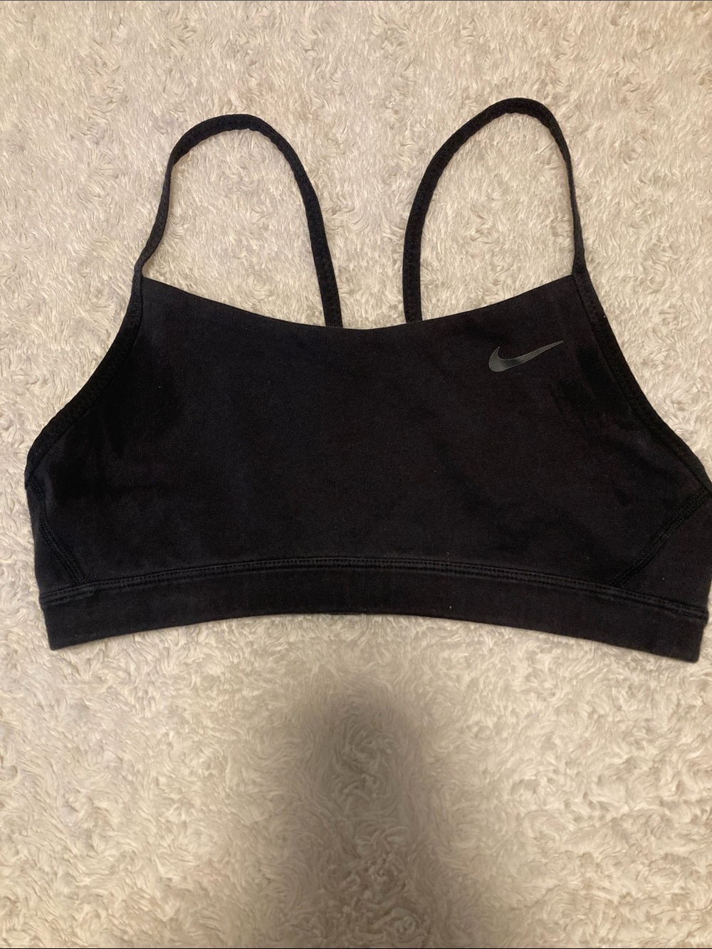 Nike Black Minimalist Strappy Sports Bra